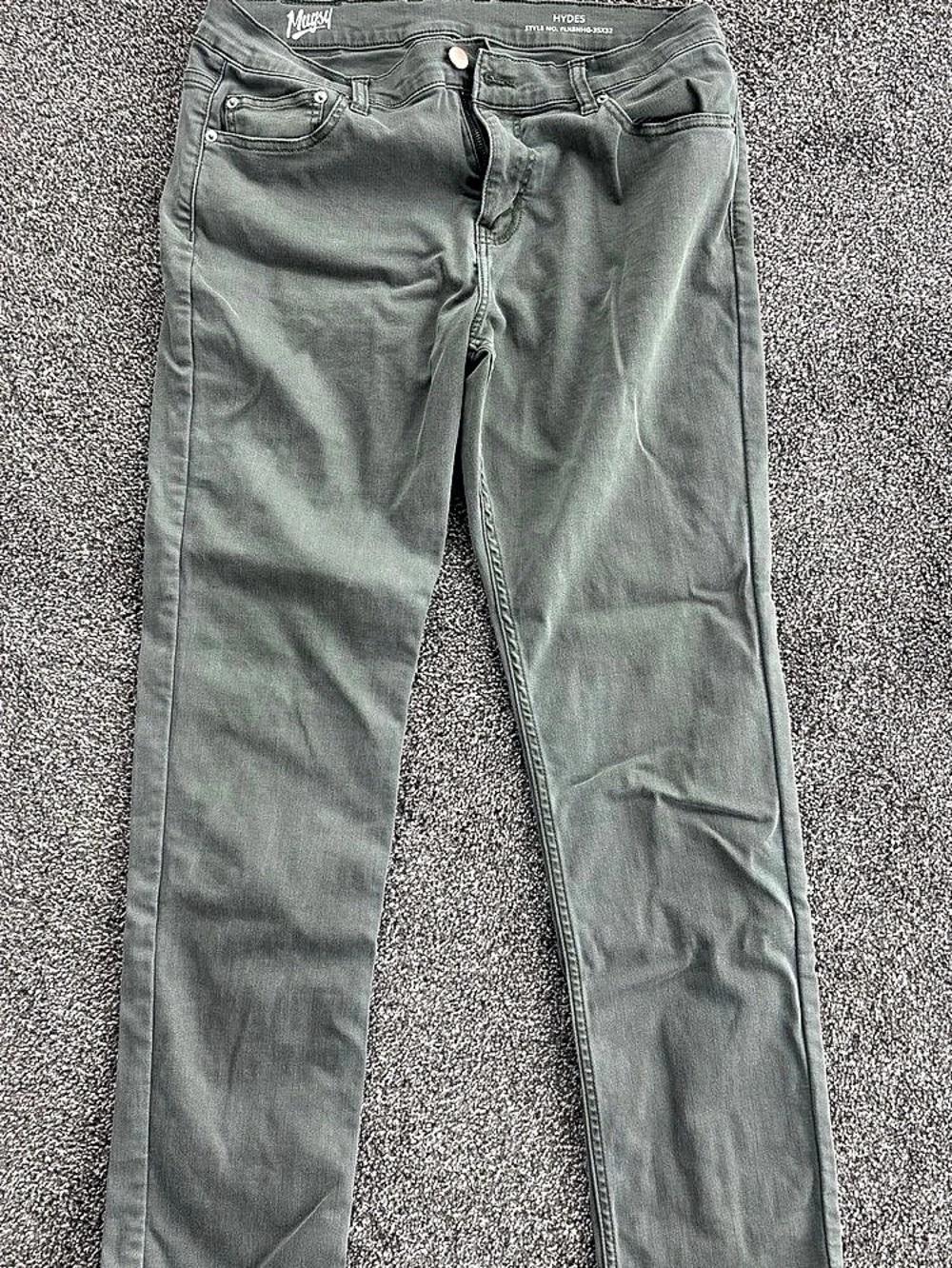 Mugsy Jeans Olive Jeans Hydes 35/32